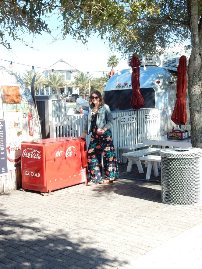 boho babe, sarah in style, 1970's, hippie chic, floral onesie, fashion blogger