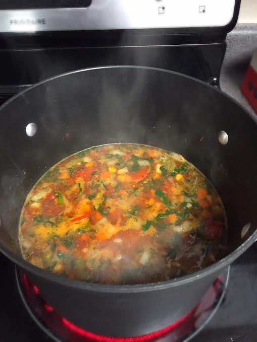 sarah in style, food blogger, minestrone, rachel's recipe