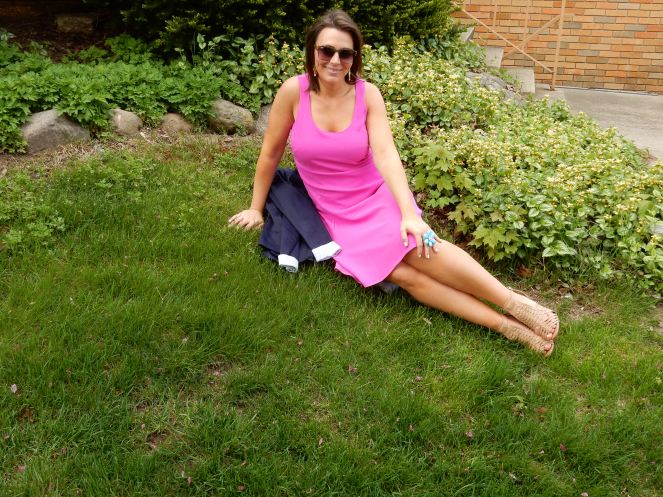 Pretty in Pink, Sarah In Style, Windy City Blogger, WCBC, Fashion Blogger, Spray Tan, Chicago Blogger, sarahinstyle.com, ralph lauren, steve madden