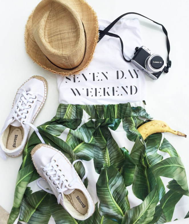 Palm leaf, tropical style, Friday five, Friday 5