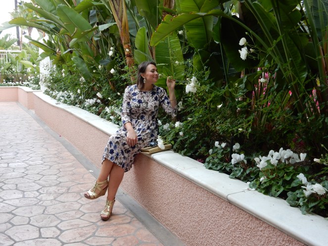 It's a purple party, purple dress, topshop, the beverly hills hotel, sarah in style, fashion blogger, windy city bloggers