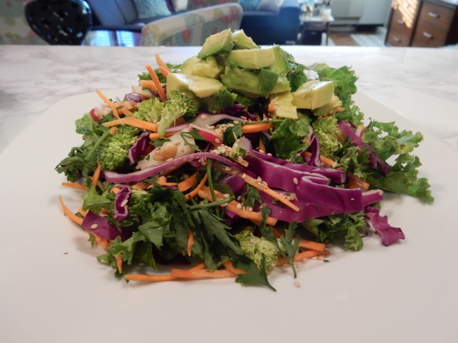 detox salad, veggie dish, salad, sarah in style, healthy eating, gluten free, vegan, vegetarian, sarahinstyle.com, sarah meyer, detox salad with lemon dressing, Brianna's Blush Wine Vinaigrette, Brianna's Dressings, prepgreen.com, food blogger, wcbceats, windy city bloggers, chicago blogger