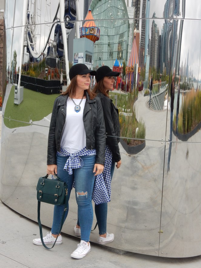 black leather motorcycle jacket, chicago street chic, chicago fashion blogger, chicago blogger, chicago style, street chic, sarah in style, winter staple, sarahinstyle.com, chicago fashion