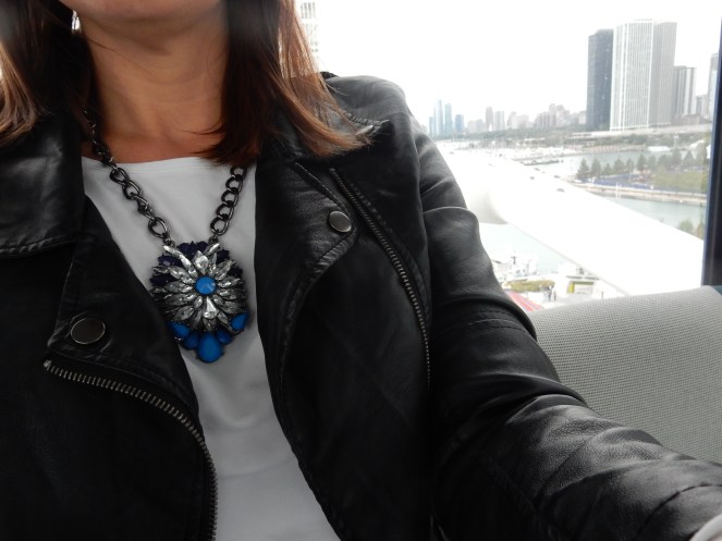 black leather motorcycle jacket, chicago street chic, chicago fashion blogger, chicago blogger, chicago style, street chic, sarah in style, winter staple, sarahinstyle.com, chicago fashion