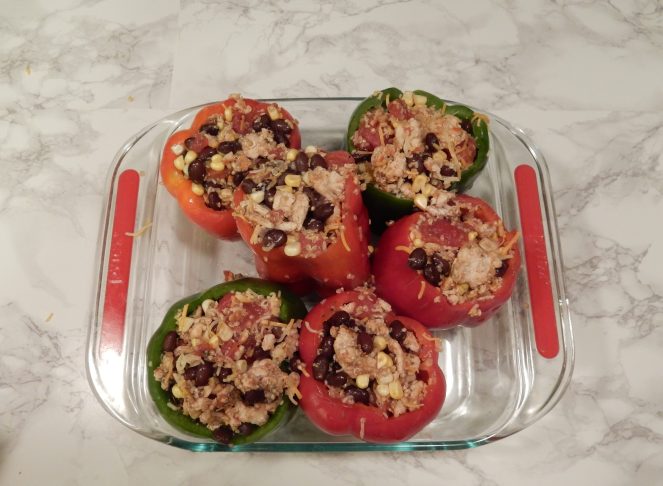 sarah in style, sarahinstyle.com, sarah meyer, 'Tis The Season For (Healthy) Comfort Food, stuffed peppers, comfort food, easy recipes, healthy food, healthy holiday food, windy city bloggers, wcbcfood, chicago blogger, food blogger