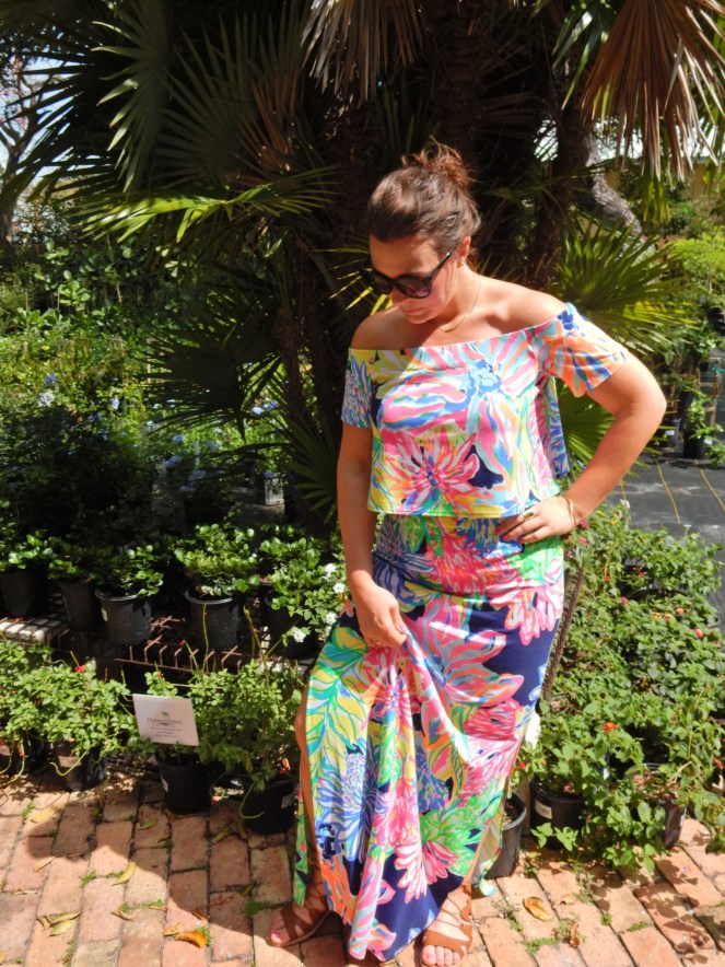 Island Home, Islamorada, Florida Keys, www.lillypulitzer.com, Lilly Pulitzer, Travelers Palm, Resort Navy Travelers Palm, MANSI CROP TOP & MAXI SKIRT SET, Lilly Pulitzer crop top, Lilly Pulitzer skirt, Sarah In Style, sarahinstyle.com, Sarah Meyer, Islamorada, Island Home, Florida Keys, Tropical style, vacation style, vacation fashion, summer style, #wcbcstyle, Chicago blogger, fashion blogger, windy city bloggers