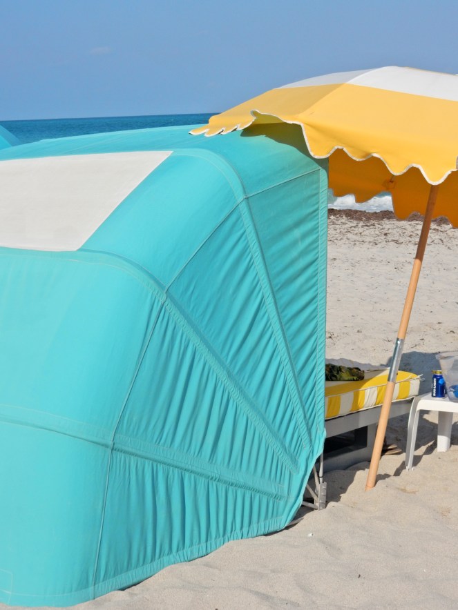 The Confidante, The Confidante Miami Beach, Confidante Miami, Hyatt Hotels, Hyatt, Hyatt Miami, South Beach, Miami hotels, south beach hotels, beach umbrellas, tropical oasis, lush pool, pastels, cabana stripes, cute beaches, patio furniture, art deco, mid-century modern, Sarah Meyer, sarah in style, sarahinstyle.com, design blog, design blogger, Florida beaches