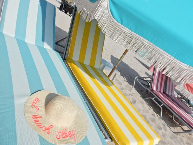 The Confidante, The Confidante Miami Beach, Confidante Miami, Hyatt Hotels, Hyatt, Hyatt Miami, South Beach, Miami hotels, south beach hotels, beach umbrellas, tropical oasis, lush pool, pastels, cabana stripes, cute beaches, patio furniture, art deco, mid-century modern, Sarah Meyer, sarah in style, sarahinstyle.com, design blog, design blogger, Florida beaches