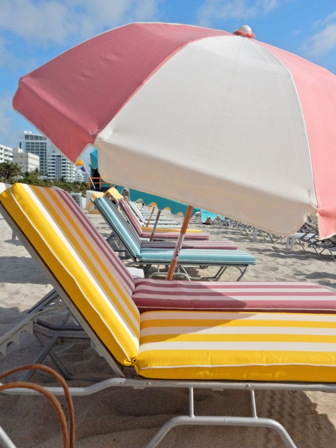 The Confidante, The Confidante Miami Beach, Confidante Miami, Hyatt Hotels, Hyatt, Hyatt Miami, South Beach, Miami hotels, south beach hotels, beach umbrellas, tropical oasis, lush pool, pastels, cabana stripes, cute beaches, patio furniture, art deco, mid-century modern, Sarah Meyer, sarah in style, sarahinstyle.com, design blog, design blogger, Florida beaches