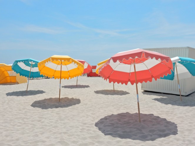 The Confidante, The Confidante Miami Beach, Confidante Miami, Hyatt Hotels, Hyatt, Hyatt Miami, South Beach, Miami hotels, south beach hotels, beach umbrellas, tropical oasis, lush pool, pastels, cabana stripes, cute beaches, patio furniture, art deco, mid-century modern, Sarah Meyer, sarah in style, sarahinstyle.com, design blog, design blogger, Florida beaches