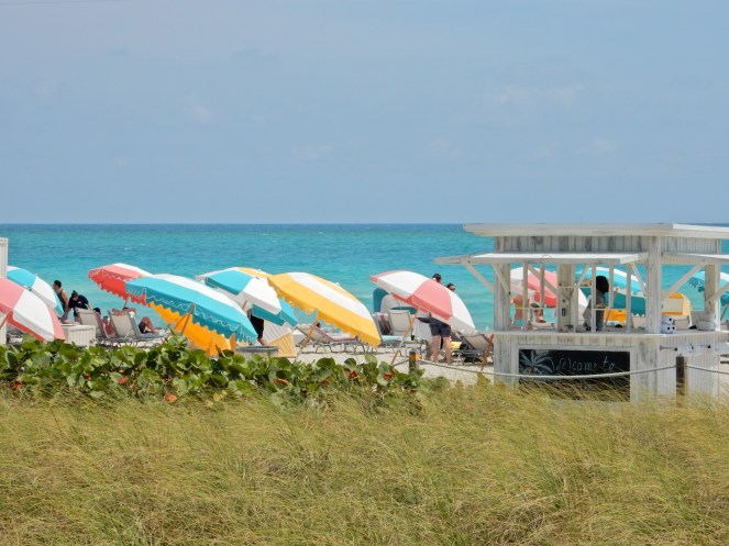 The Confidante, The Confidante Miami Beach, Confidante Miami, Hyatt Hotels, Hyatt, Hyatt Miami, South Beach, Miami hotels, south beach hotels, beach umbrellas, tropical oasis, lush pool, pastels, cabana stripes, cute beaches, patio furniture, art deco, mid-century modern, Sarah Meyer, sarah in style, sarahinstyle.com, design blog, design blogger, Florida beaches