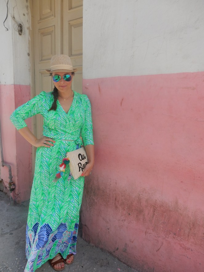 Cuba, Havana, Cuban Style, Cuban Flair, Melie Bianco, LIlly Pulitzer, Au Revoir bag, straw bag, lilly pulitzer elephant dress, vince camuto, straw hat, how to dress in cuba, sarah in style, sarah meyer, sarahinstyle.com, windy city bloggers, fashion blogger, style blogger, OOTD, summer style, what I wore