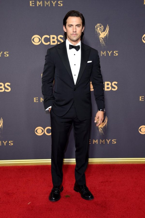 Milo Ventimiglio, Emmy Awards, Emmys, Emmys Red Carpet, Emmys 2017, Celebrity Style, Celeb Best Dressed, Emmys Red Crapet 2017, Sarah In Style, Awards Season, Celeb Fashion, Sarah Meyer
