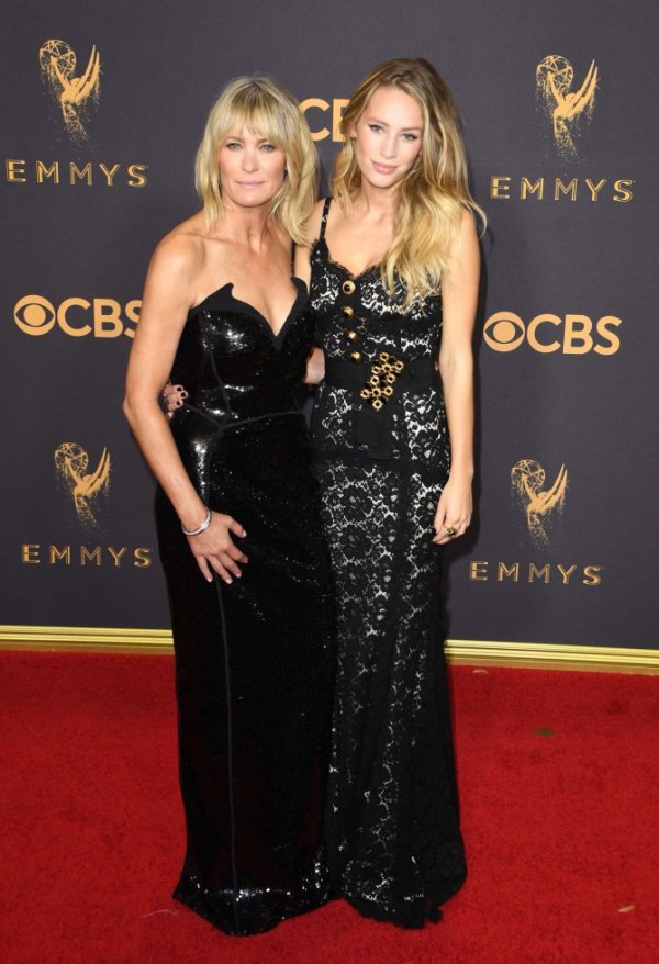 Robin Wright, Dylan Penn, Emmy Awards, Emmys, Emmys Red Carpet, Emmys 2017, Celebrity Style, Celeb Best Dressed, Emmys Red Crapet 2017, Sarah In Style, Awards Season, Celeb Fashion, Sarah Meyer
