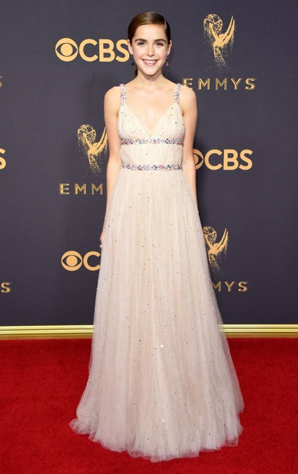 Emmy Awards, Emmys, Emmys Red Carpet, Emmys 2017, Celebrity Style, Celeb Best Dressed, Emmys Red Crapet 2017, Sarah In Style, Awards Season, Celeb Fashion, Sarah Meyer, Miu Miu, Kiernan Shipka
