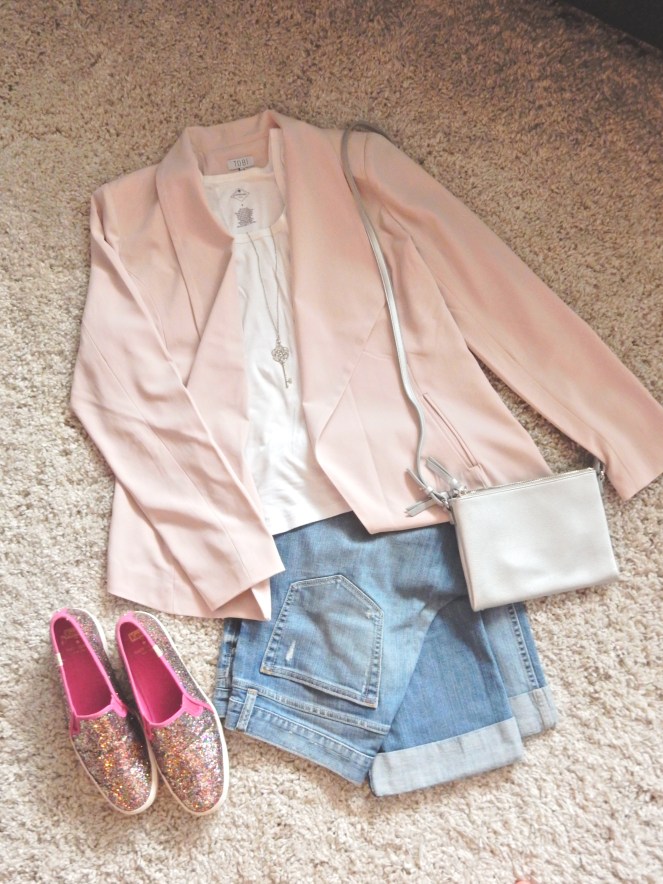 Blazer, Blazers, How to wear a Blazer, How to style a blazer, fall fashion trends, Tobi blazer, Trendy Blush Blazer, Jaymes Blush Blazer, Sarah In Style, Chicago style, Sarah Meyer, Tobi, one blazer three ways, Windy City Bloggers