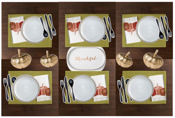 Ikea, CB2, Bed Bath & Beyond, Crate & Barrel, Target, Sarah In Style, Dining Decor, Table inspiration, tablescape, thanksgiving decor, thanksgiving decorations, design blog, design blogger, home decor, entertaining, 