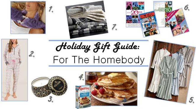 Holiday Gift Guide, Gift Guide, Gift Guides, Gifts for the homebody, Gifts for Relaxation, sarah in style, christmas gift ideas, soft surroundings, krusteaz, voluspa, movie gifts, francescas, 