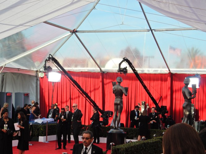 fashion blogger, style blogger, sarah in style, Sarah Meyer, SAG Awards, Screen Actors Guild, SAG Red Carpet, SAG Afterparty, SAG red carpet experience, SAG bleachers, Awards season, celebrity fashion, best dressed, E red carpet, People style, best of the SAG Awards