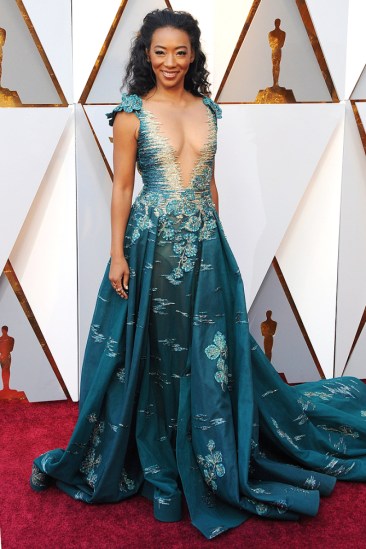 Betty Gabriel, Academy Awards, Oscars, Oscars Best Dressed, Best Dressed, 2018 Red Carpet, Red Carpet Fashion, Celebrity Style, Celebrity Fashion. Top Looks of the night