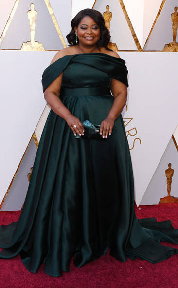 Octavia Spencer, Academy Awards, Oscars, Oscars Best Dressed, Best Dressed, 2018 Red Carpet, Red Carpet Fashion, Celebrity Style, Celebrity Fashion. Top Looks of the night