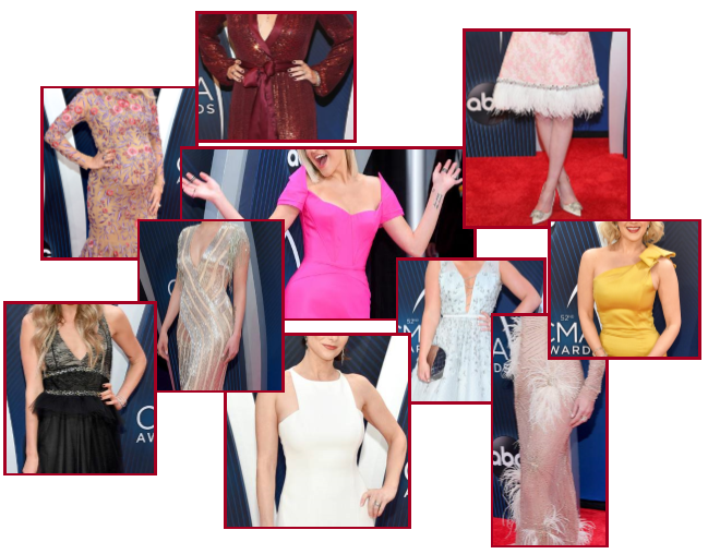 Red Carpet, Best Dressed, Celebrity Style, What they wore, Red Carpet fashion, Sarah In Style, Sarah Meyer, CMA's, CMA, Country Music Awards, Country Music Style, Country Singers Fashion