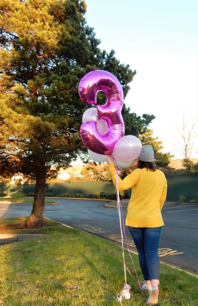Sarah In Style 3rd Blogaversary, Blogaversary, Blog Birthday, Sarah In Style, Highlights of blogging, coming soon to my blog, blog thank you, yellow Gap sweater, bold statement necklace, 3 years, rhinestone beanie