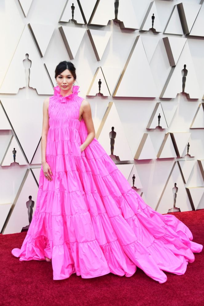 Gemma Chan, Valentino, 91st Academy Awards, Dolby Theater Hollywood, Oscars 2019, Academy Awards, Red Carpet, Oscars Red Carpet 2019, Best Dressed, Celebrity Fashion, On the red carpet, celebrity style, red carpet jewelry, most expensive jewelry at the oscars, most expensive jewelry at the academy awards, awards season best looks, Sarah In Style, Sarah Meyer, Kodak Theater, Roosevelt Hotel Los Angeles