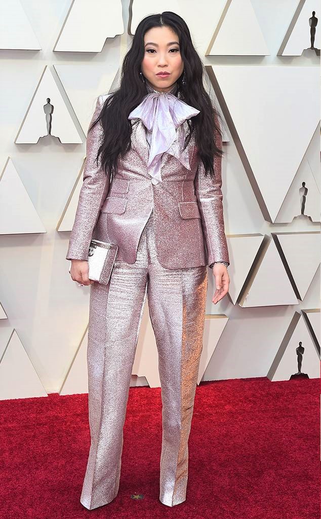 Awkwafina, Dsquared2, 91st Academy Awards, Dolby Theater Hollywood, Oscars 2019, Academy Awards, Red Carpet, Oscars Red Carpet 2019, Best Dressed, Celebrity Fashion, On the red carpet, celebrity style, red carpet jewelry, most expensive jewelry at the oscars, most expensive jewelry at the academy awards, awards season best looks, Sarah In Style, Sarah Meyer, Kodak Theater, Roosevelt Hotel Los Angeles