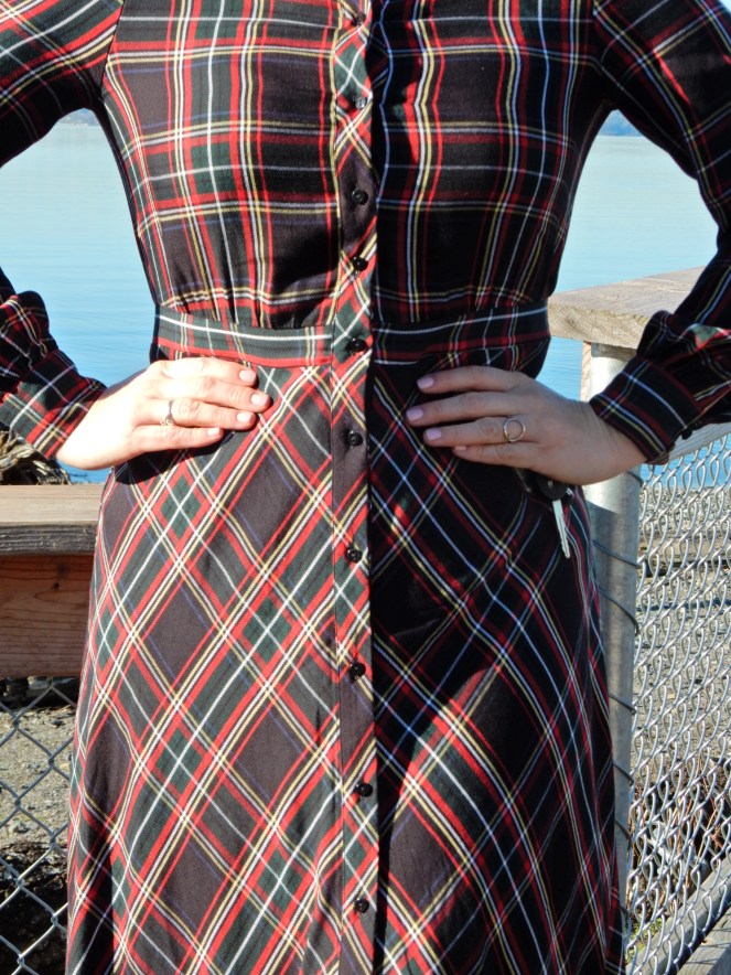 H&M Plaid Shirtdress, plaid dress, h&m plaid dress, plaid is rad, pretty in plaid, winter plaid, how to wear plaid, cool plaid pieces, plaid fashion, Renton WA, Renton Washington, Vince Camuto, Vince Camuto Brown Boots, Soft Surroundings, Sarah In Style, Sarah Meyer, Winter fashion advice, what to wear this winter