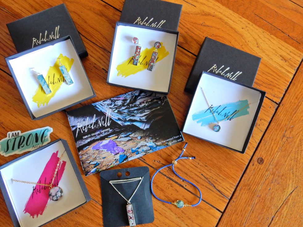 Rebel Nell, Statement Accessories, Bold Accessories, Graffiti Jewelry, Flint Rock, Chicago Graffiti, I am Strong, Detroit Employment, Detroit Women, Local Accessories, Local Jewelry brands, Sarah In Style, Sarah Meyer, Simple Necklace, Bold Jewelry, Shop Local, Paint Chip Jewelry