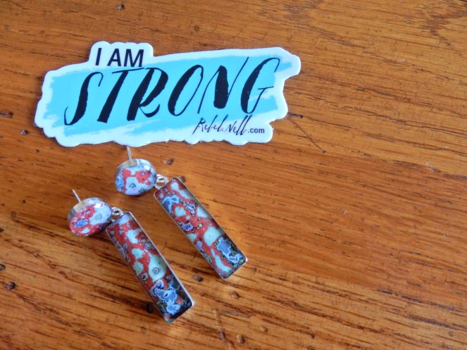 Rebel Nell, Statement Accessories, Bold Accessories, Graffiti Jewelry, Flint Rock, Chicago Graffiti, I am Strong, Detroit Employment, Detroit Women, Local Accessories, Local Jewelry brands, Sarah In Style, Sarah Meyer, Simple Necklace, Bold Jewelry, Shop Local, Paint Chip Jewelry