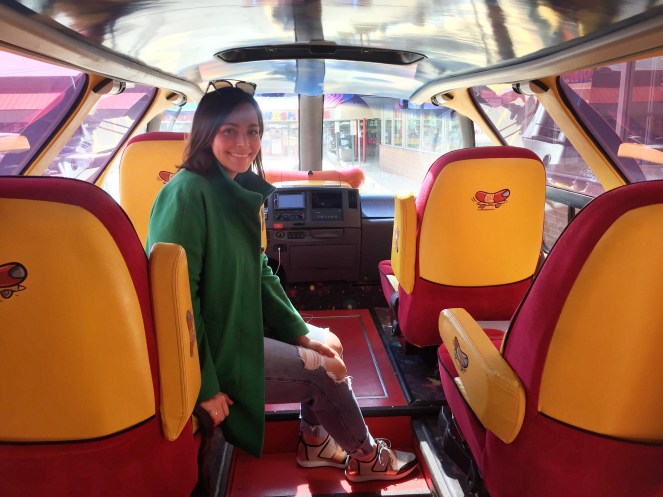 Oscar Mayer, Wienermobile, Wienermobil, Wienie Whistle, I wish I were an Oscar Mayer Wiener, WeenieMobile, Weenie Whistle, Wiener Mobile, Sarah In Style, Hotdoggers, Cool internships, jobs that include travel, giant hot dog, unique jobs, history of Oscar Mayer