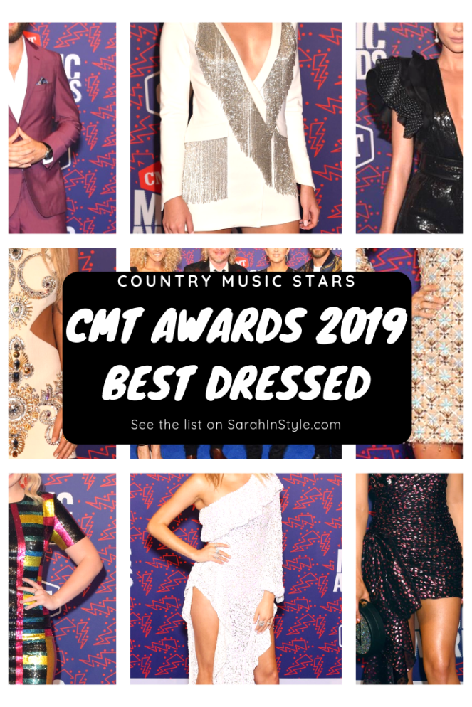 CMT Awards, CMT Awards 2019, CMTs 2019, CMT Red Carpet. CMT Awards Red Carpet, Celebrity Style. Best Dressed, Country Stars Style, Country Music Fashion, Maddie and Tae, Little Big Town, Carrie Underwood, Kelsea Ballerini, Maren Morris, Lauren Alaina, Thomas Rhett, Sarah Hyland, Sarah Meyer, Sarah In Style, Celebrities on the red carpet, red carpet looks