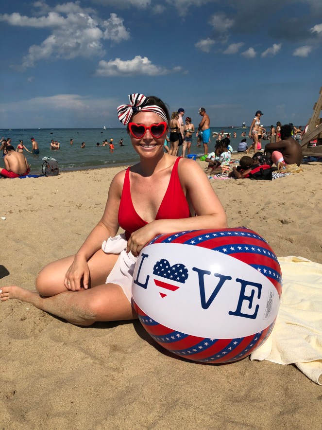 Labor Day, Beach Picnic, Red White and Blue, Labor Day Cookout, SArah In Style, Sarah Meyer