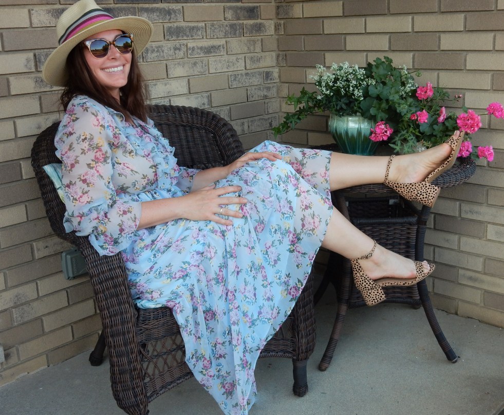 Sarah In Style, SarahInStyle.com, Sarah Meyer, Fashion Blogger, Blogger Style, Summer Shoes, Cute Shoes, Leopard Heels, Summer Sandals, Forme Shoe Shapers, Shoe Shapers, Shoe Stretchers, Ruffled Zara Dress, Joules Hat, Francesca's Sunglasses, Summer Fashion, Styling Tips, Comfortable Shoes, cutest comfortable shoes