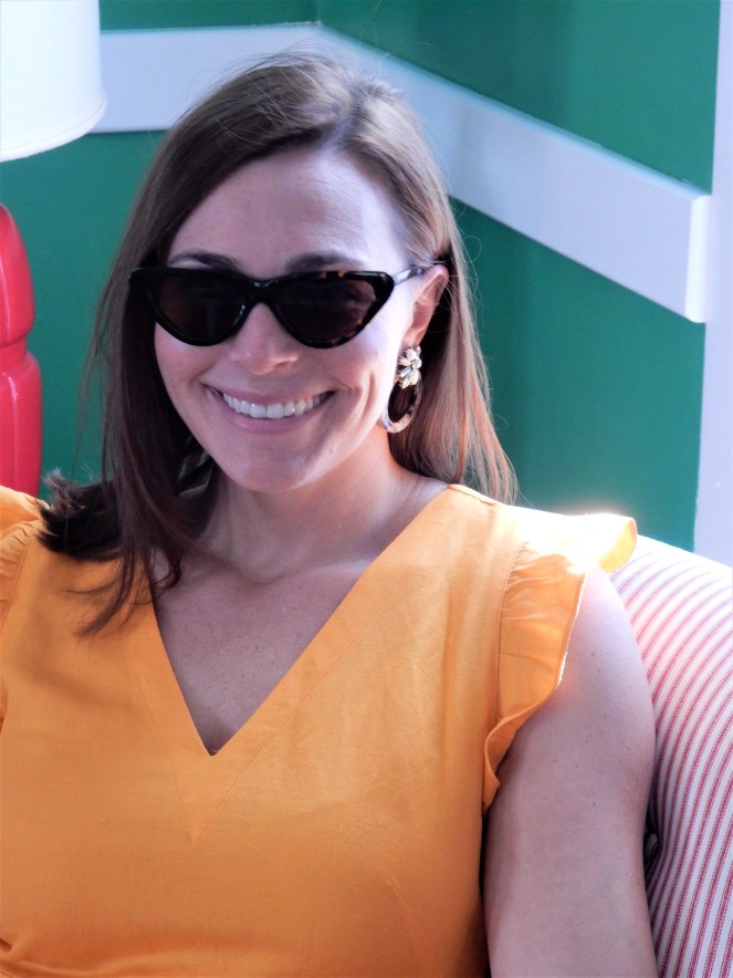 Sarah In Style, SarahInStyle.com, Sarah Meyer, Golden Yellow Dress, Mellow Yellow, Not so Mellow Yellow, Yellow Ruffled Dress, Cat Eye Sunglasses, Cheap Sunglasses, Cute Sunnies, Unique Sunglasses, Sunglass Warehouse, Loft Yellow Dress, Loft Straw Hat, Straw & leopard Hat, Fringe straw bag, Summer 2020 Fashion, Fall Fashion, Fall 2020 Fashion, Summer Wardrobe Transition, Fall Wardrobe Transition, Transitional Wardrobe, What to wear this fall, Mephisto sandals, Blogger Fashion Tips, Blogger Styling Tips, Blogger Fall Fashion, How to wear yellow, what's a good look from summer to fall