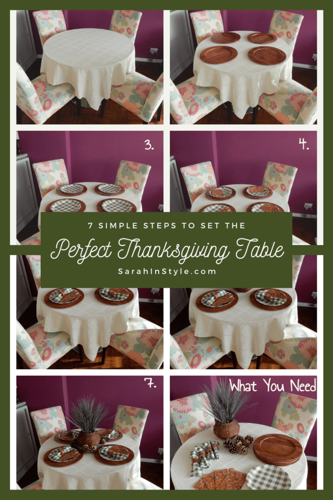 Dining Decor, Tablescape, Tablescapes, Sarah In Style, Sarah Meyer, Cute table decor, decorating on the cheap, Blogger design ideas, blogger party ideas, dressing up your table, fall table decor, fall tablescapes, easy centerpieces, simple table decorating, cute napkin rings, table decor ideas, how to set a perfect table, Thanksgiving Table Decor, Thanksgiving Tablescapes, Cheap Thanksgiving meal ideas, Cheap Table Decor, Green and White Tablescape, Dinner Party Goodie Bags, Thanksgiving Decorations, setting a Thanksgiving table