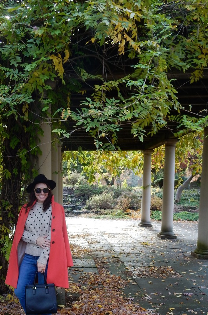 Sarah In Style, Coral Coat, Colorful Winter Coats, J. Crew Coat, Best Winter Coats, Best Winter Jackets, Fashion for your Mood, Mood Booster, Fashion Inspiration, Winter Fashion Tips, How to Dress in Winter, Best Coats 2020, Blogger Fashion Tips, Blogger Winter Fashion, Women's Goggle Sunglasses, Black Studded Booties, Chunky Sweaters, Styling Hats, Unique Sunglasses, Vintage Sunglasses, Winter Styling Tips, Stand Out Fashion, Stand out in Winter, Chicago Fashion, pop of color, color in wardrobe, peppy color in winter