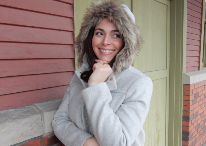 Sarah Meyer, Sarah In Style, SarahInStyle.com, Winter Fashion Trends, Colorful Winter Style, Best Winter Coats, Grey Wool Parka, J. Crew Coats, Best Winter Boots, Sperry Duck Boots, Pink Women's Boots, Ruffled Turtleneck, Personalized Jewelry, Personalized Ring, Year Ring, Commemorative Ring, Kate Spade Birdie Bag, Pink Ugg Socks, Pink Duck Boots, Blogger Fashion Tips, Blogger Fashion, How to dress for Winter, Cute Winter Style, Midwest Winter Fashion, Chicago Winter Fashion, Chicago Fashion Blogger