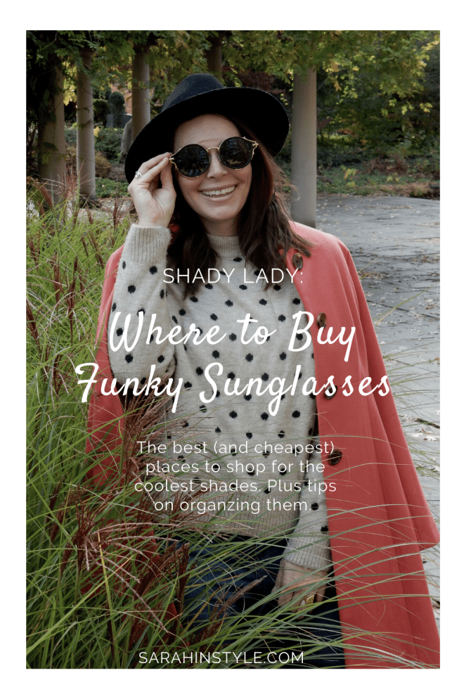 Sunglass Storage, Sunglass Cases, Cute Sunglass Cases, Slim Sunglass Cases, Cheap Sunglasses, Where to buy sunglasses, fun sunglasses, funky sunglasses, Unique sunglasses, Maui Jim sunglasses, Francesca's Sunglasses, Amazon Sunglass Organizer, Sunglass Organizer, Sunglass Warehouse, Blogger Accessories, Blogger Design Tips, Fashion Blogger Accessories, Sarah Meyer, Sarah In Style