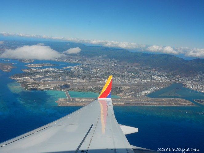aerial view of Honolulu and Oahu