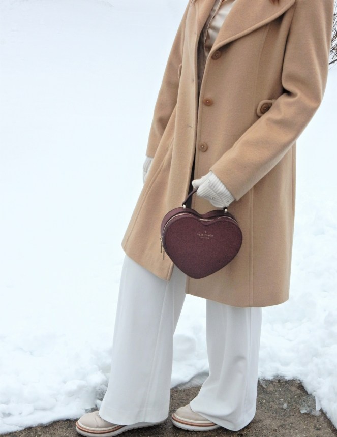 Creamy winter white ensemble