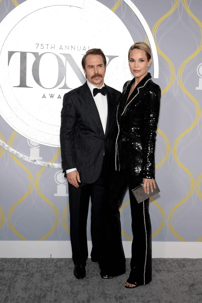 Leslie Bibb and Sam Rockwell Tony Awards 2022