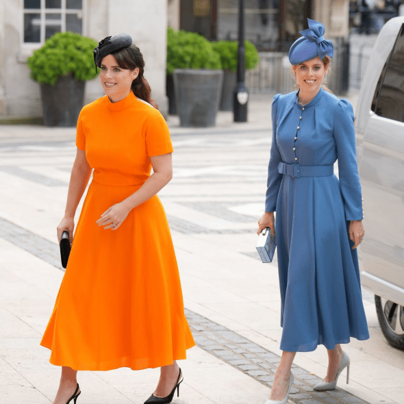 Princess Eugenie and Princess Beatrice Thanksgiving Service