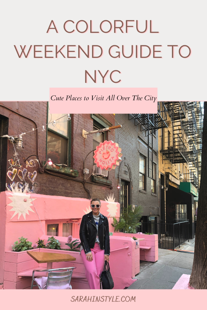 A colorful weekend guide to NYC
