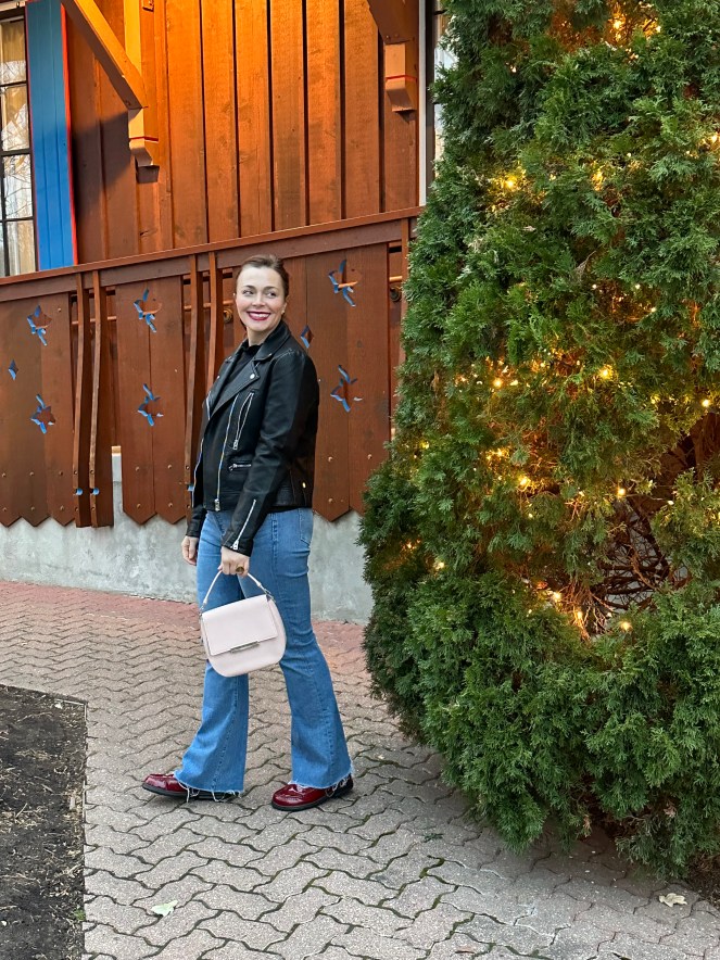 accessorizing with plaid in winter