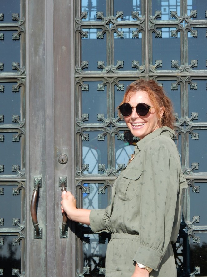 women's army green jumpsuit