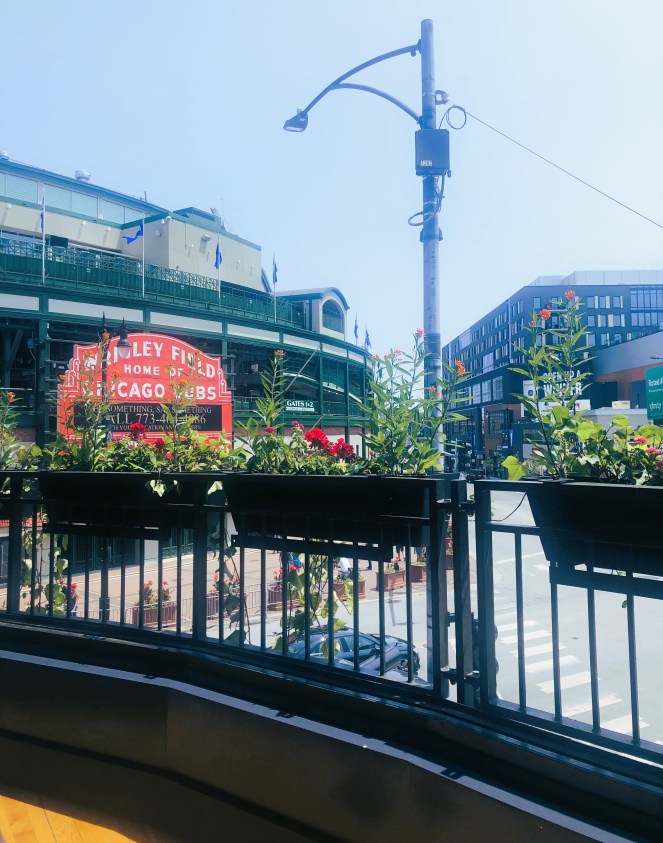 Wrigley Field from the Hotel Zachary