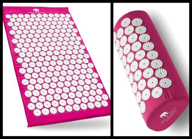 bed of nails accupressure mat and pillow